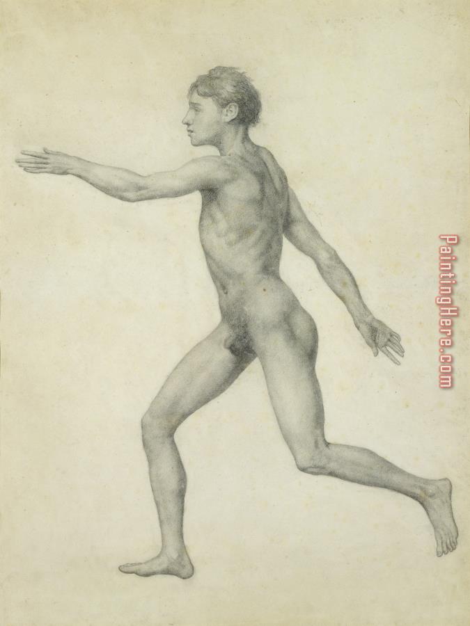 George Stubbs The Entire Human Figure From The Left Lateral View